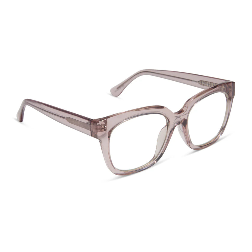 Ava Light Pink Crystal + Blue Light Reader