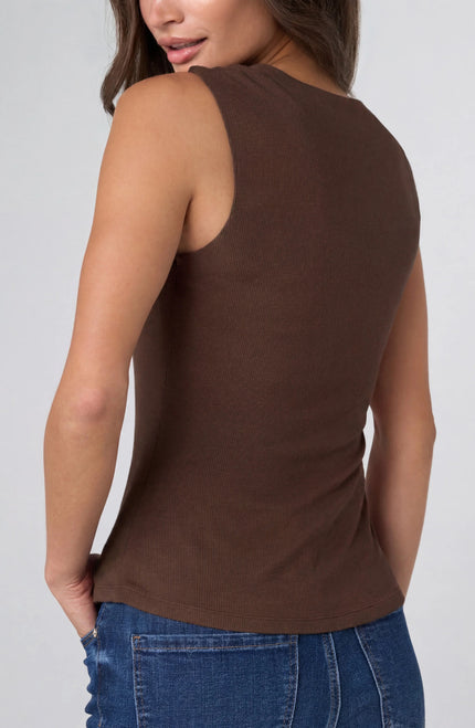 The Darleene Built In Bra Knit Top