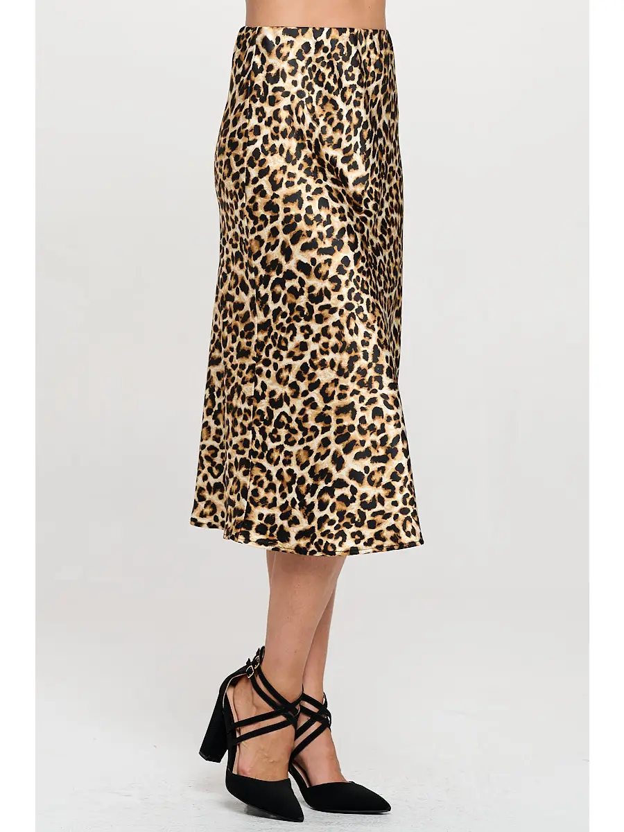 Kelly Elastic Waist Skirt chocolate
