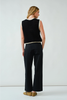 PULLOVER LARGE BUTTON KNIT VEST TOP back