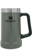 Adventure Big Grip Beer Stein - 24oz - Hammertoe Green front