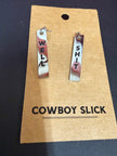 Well Sh*t Silver Dangle Earrings