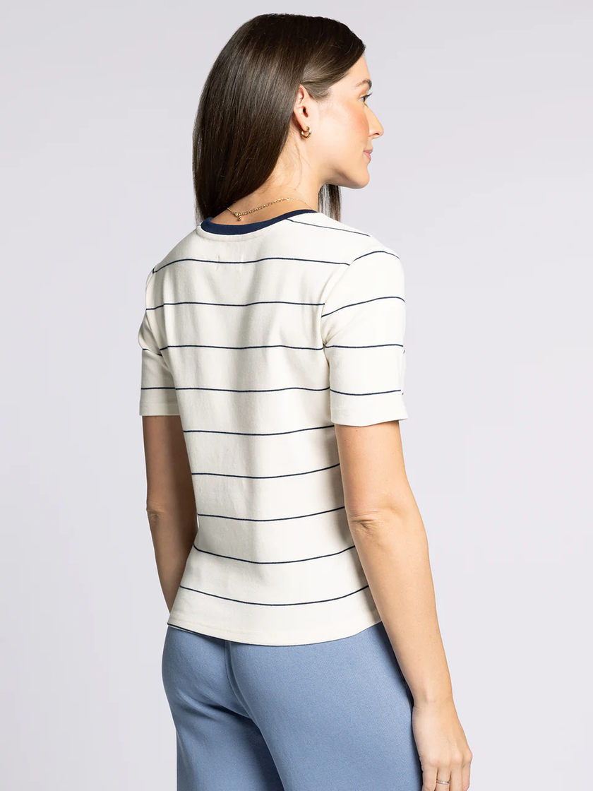 SAMMIE TEE navy/white