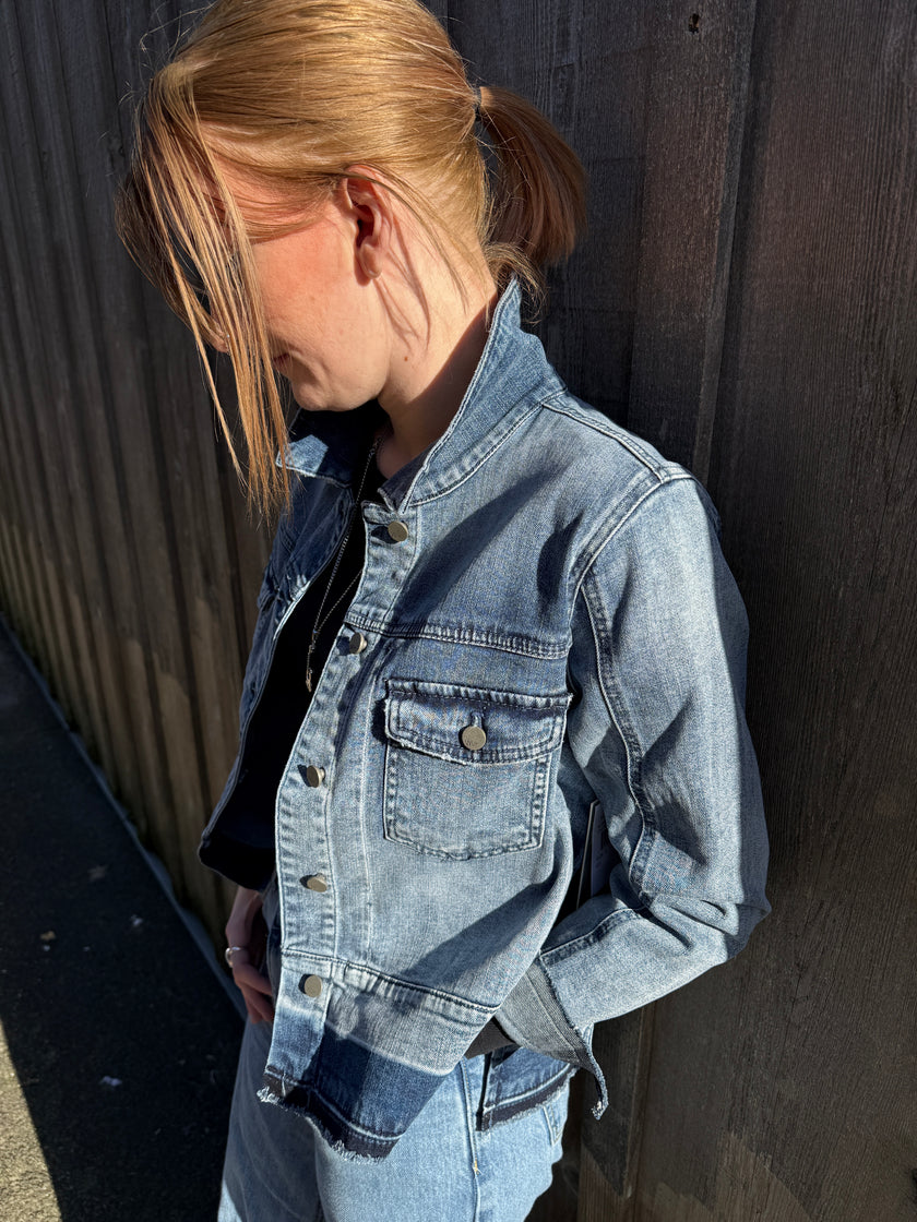 Step-Up Denim Jacket side
