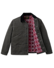 insulated canvas outfitter jacket, peat-lining