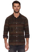 Forestdale LS Southwestern Hero Knit Flannel
