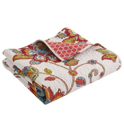 Clementine Quilted Throw-Multi