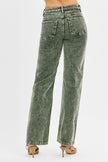 Mid Rise Straight Leg Corduroy Pants - TC