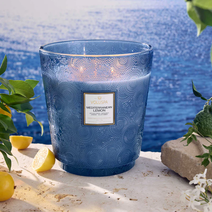 Mediterranean Lemon  | 5 Wick Hearth Candle