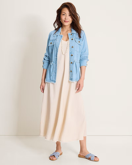 Chambray O'lei Utility Jacket