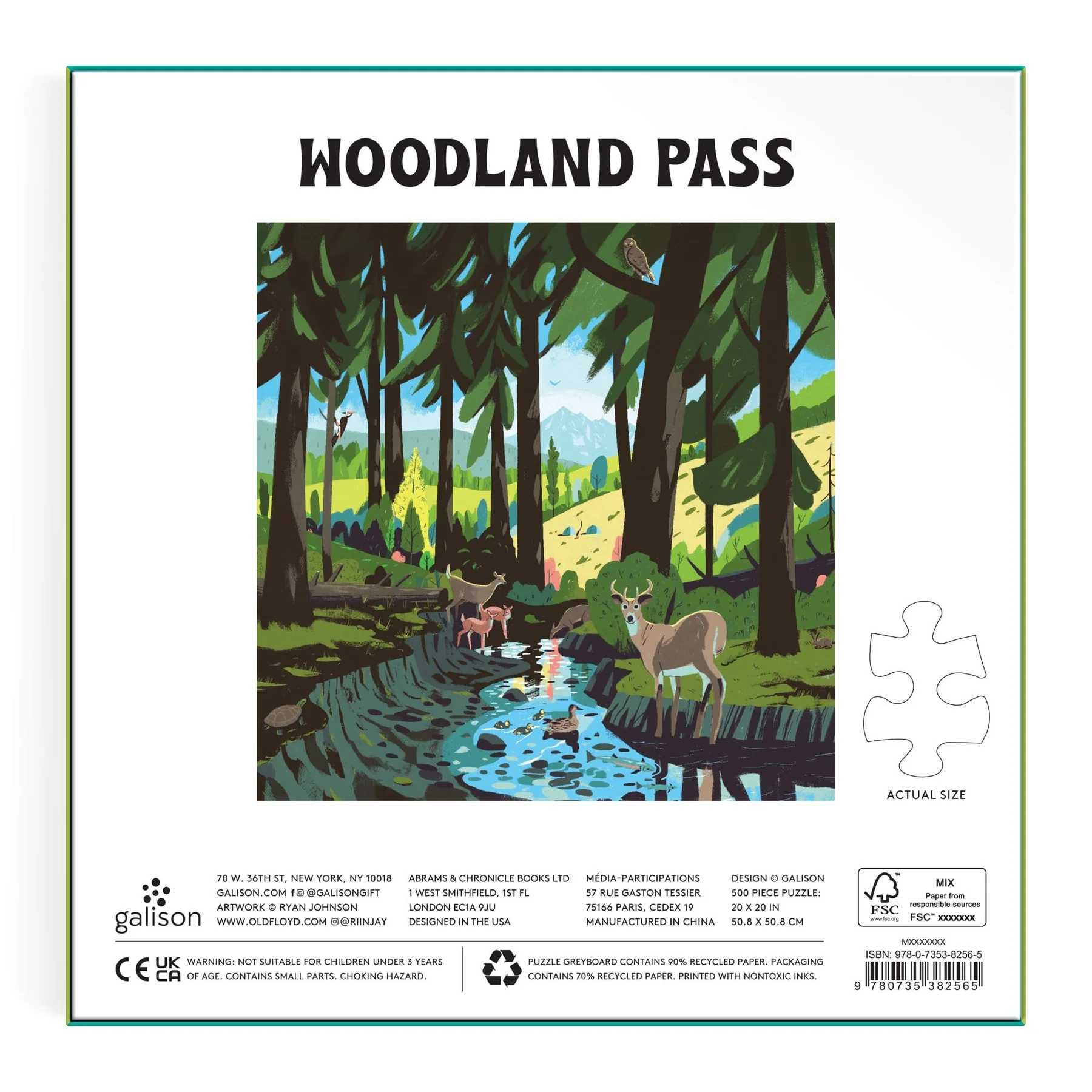 Woodland Pass 500 Piece Puzzle