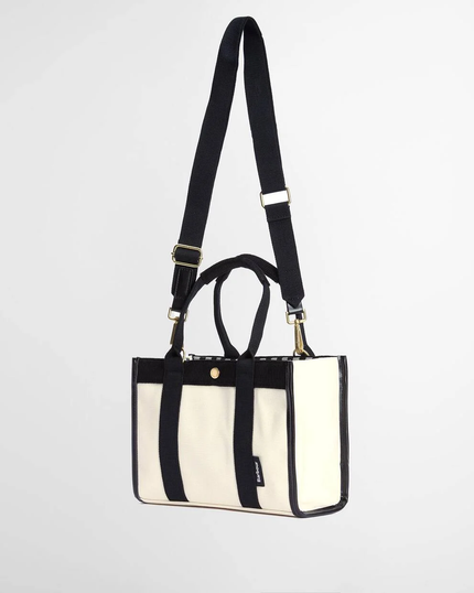 Barbour Selena Mini Tote/Crossbody Bag | Ecru