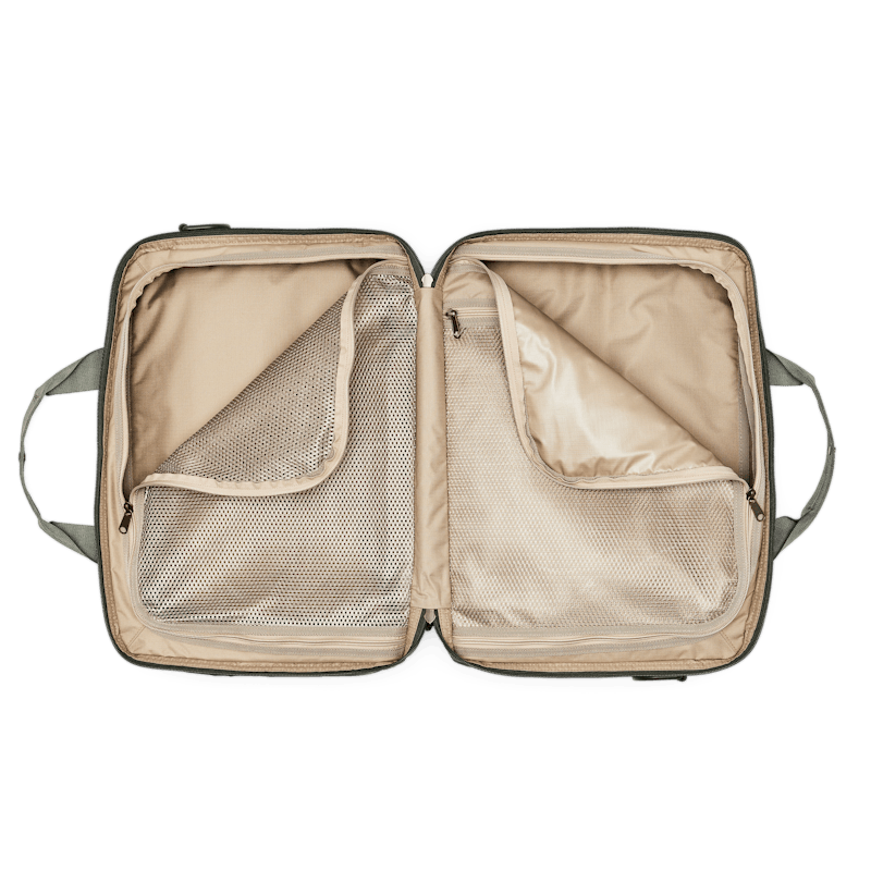 Filson surveyor pullman pack open twice