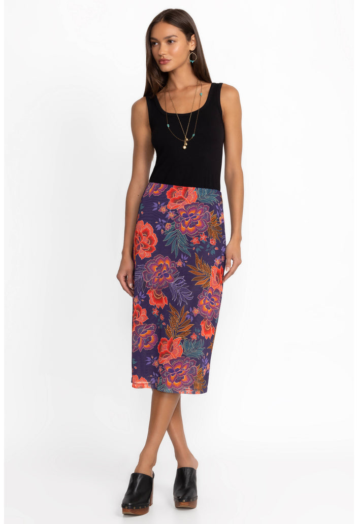 Johnny Was Lizandrea Mesh Midi Skirt