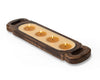 Himalayan Wooden Tray Candle - Medium | Bourbon Vanilla