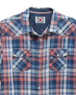 Winchester LS Vintage Wash Western Shirt close up