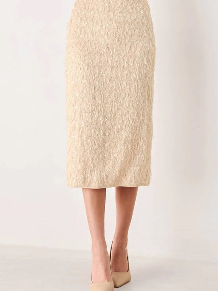 Gatsby Eyelash Pencil Skirt