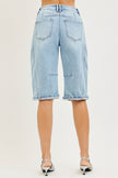 Slouchy Barrel Short with Cuffed Hem