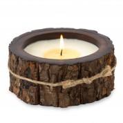 Himalayan Tree Bark Pot Candle - Small - Tobacco Bark