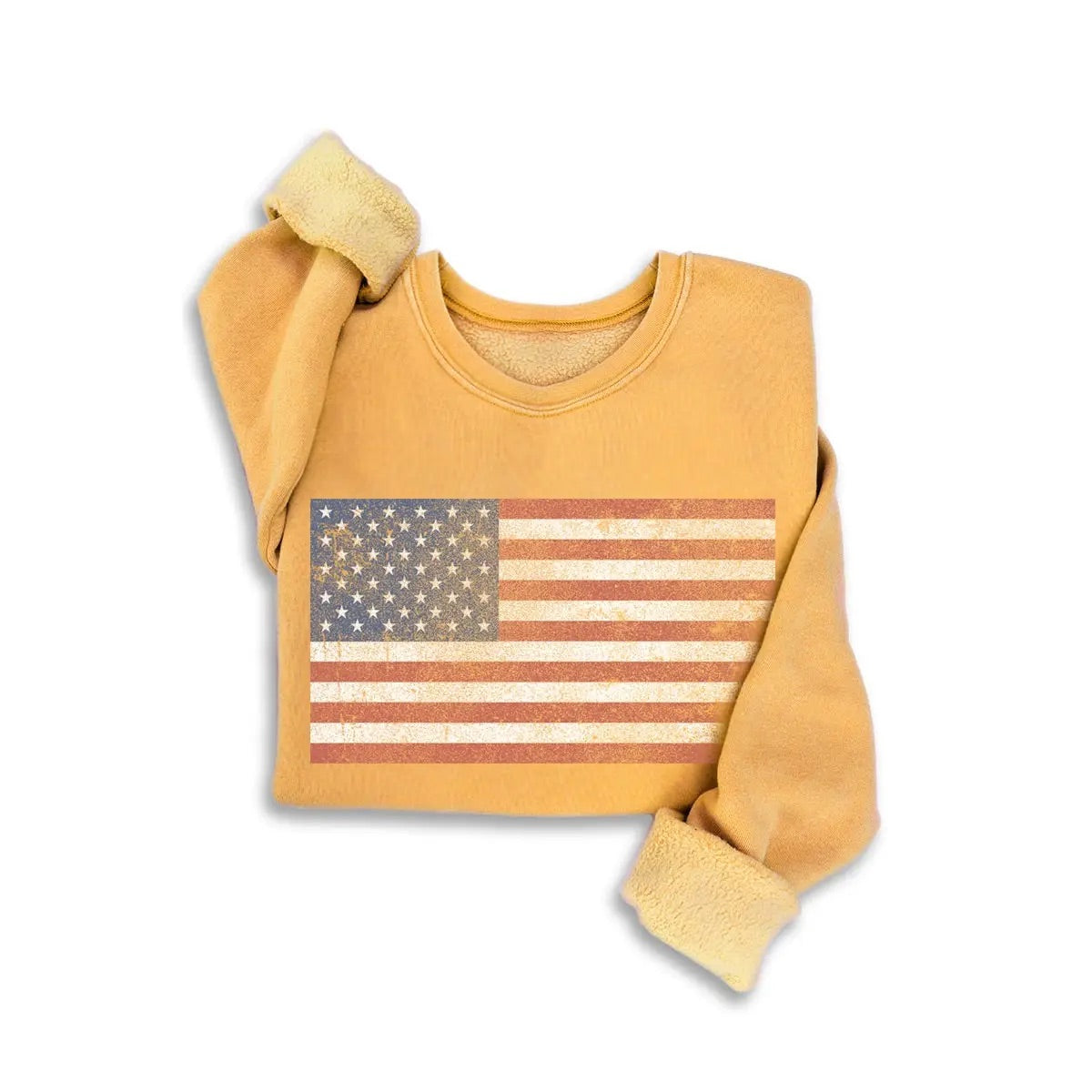 Vintage American Flag Sweater