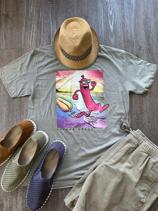 The Skinny Dipper Oregon Coast T-Shirt |  Heather Stone