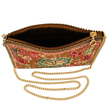 Time Traveler Rose Vent Gold and Pink Beaded Mini Crossbody