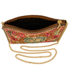 Time Traveler Rose Vent Gold and Pink Beaded Mini Crossbody