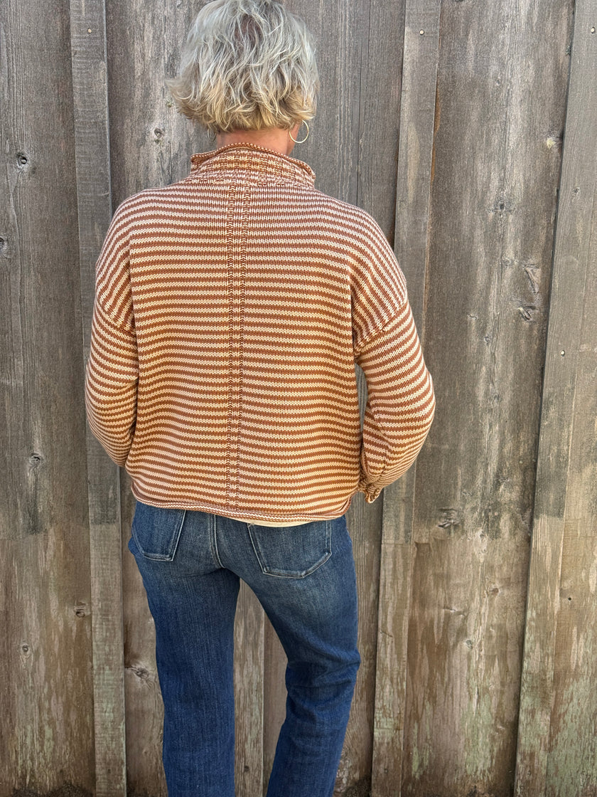 Lucretia Long Sleeve Funnel Neck P
