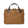 Tin Cloth Compact Briefcase Tan One Size back