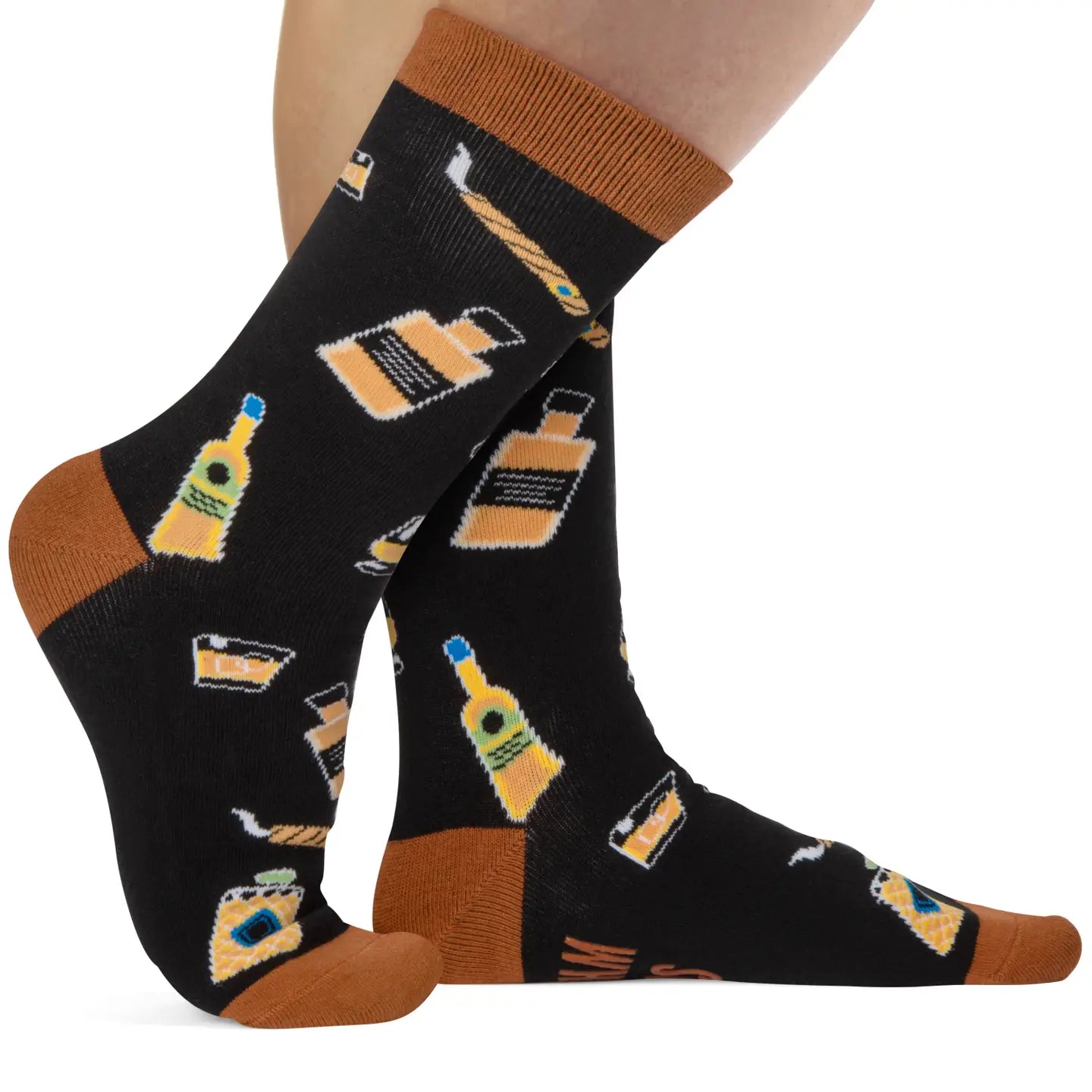 Fun Saying Socks Bring me whiskey side