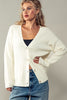 Relaxed Ribbed Cardigan