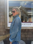 Wrangler Classic Denim Shirt, mid denim-side