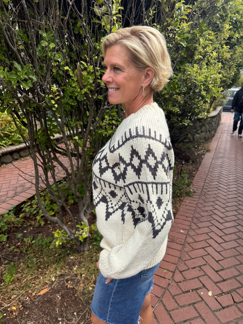 Bethany Patterned Sweater