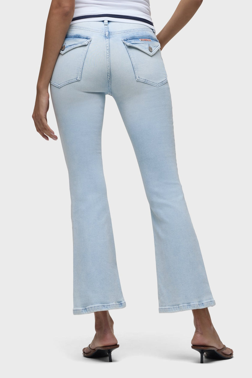 Barbara Flap Pocket Bootcut Crop back