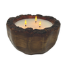 Himalayan Endurance Wood Bowl Candle | Orange Grove