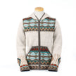 Dakotah Hooded Wool Sweater W Western Pattern