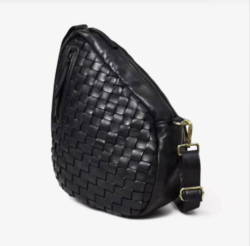 Jam Woven Sling Tote black profile