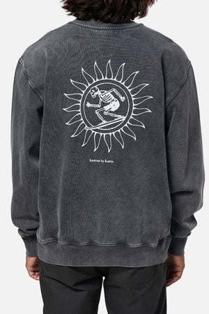 Katin Scortch Crew Sweatshirt | Black Sand Wash