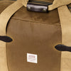 Tin Cloth Medium Duffle Bag Dark Tan One Size logo