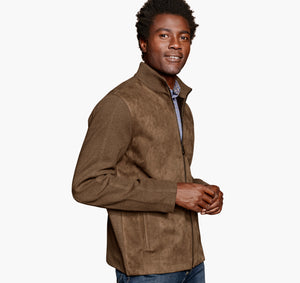 Johnston & Murphy Suede Full Zip