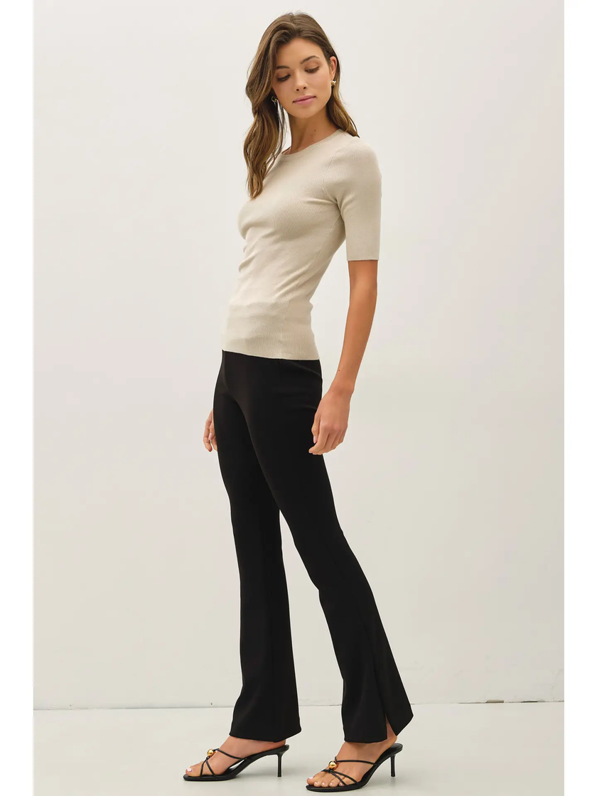 Classic Solid 1/2 Sleeve Top