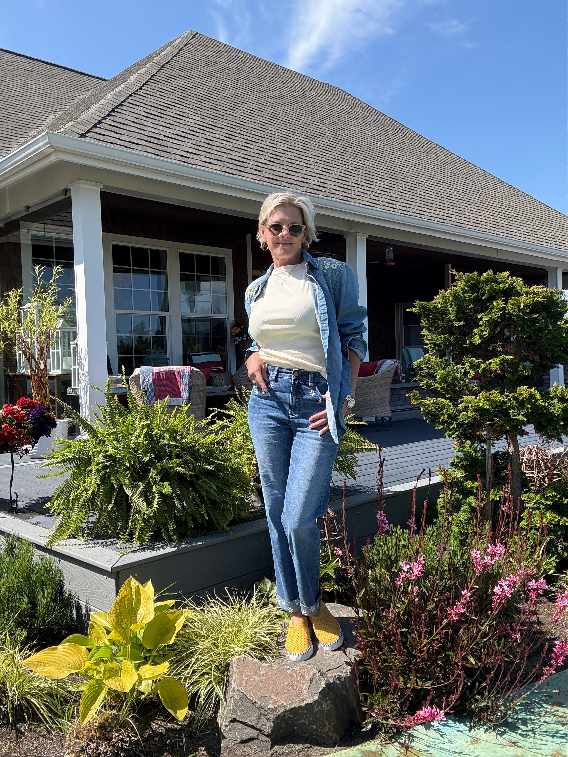 Rachelle’s Garden jeans