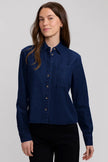 Jodie LS Denim Shirt-dark wash