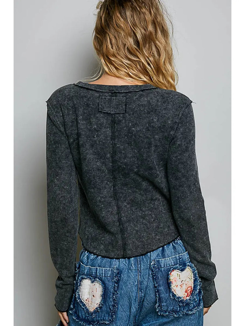 Beths Vintage Button Down Top