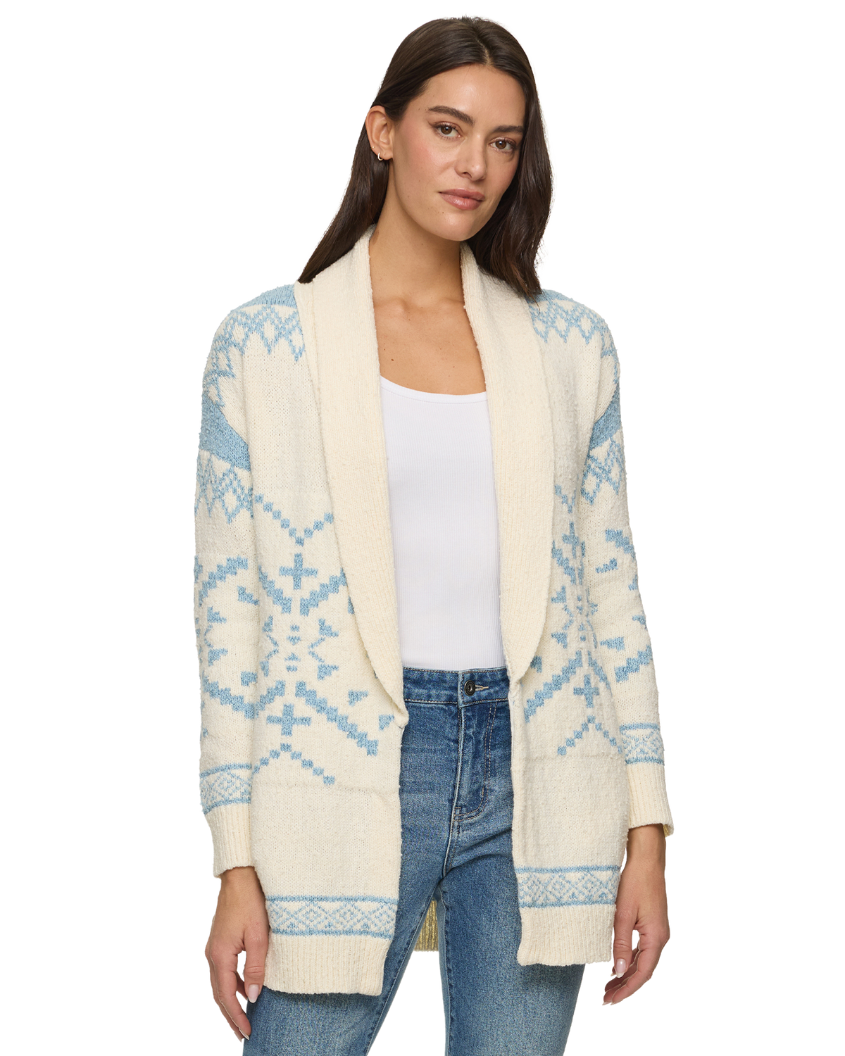 Vera Shawl Collar South West Cardigan