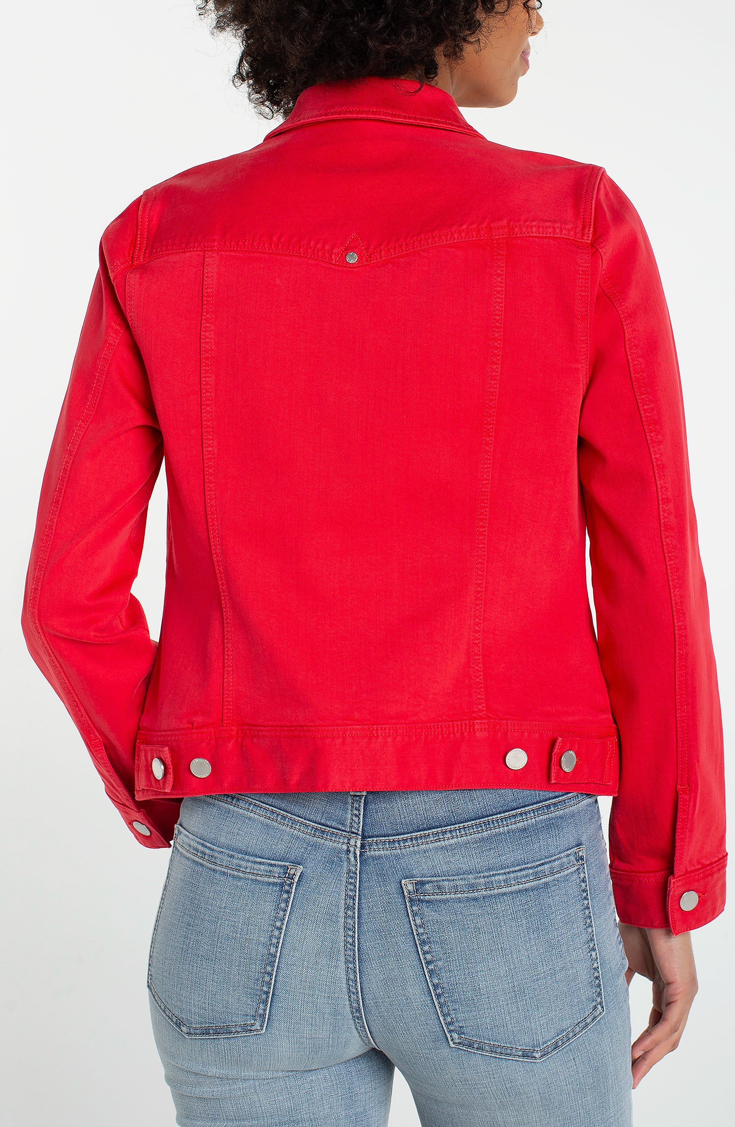 Cherry Rose Denim Jacket