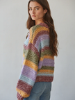 Knit Sweater Multi Color  Pullover
