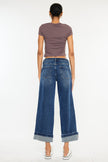 Londyn High Rise Cropped Wide Leg Jean back