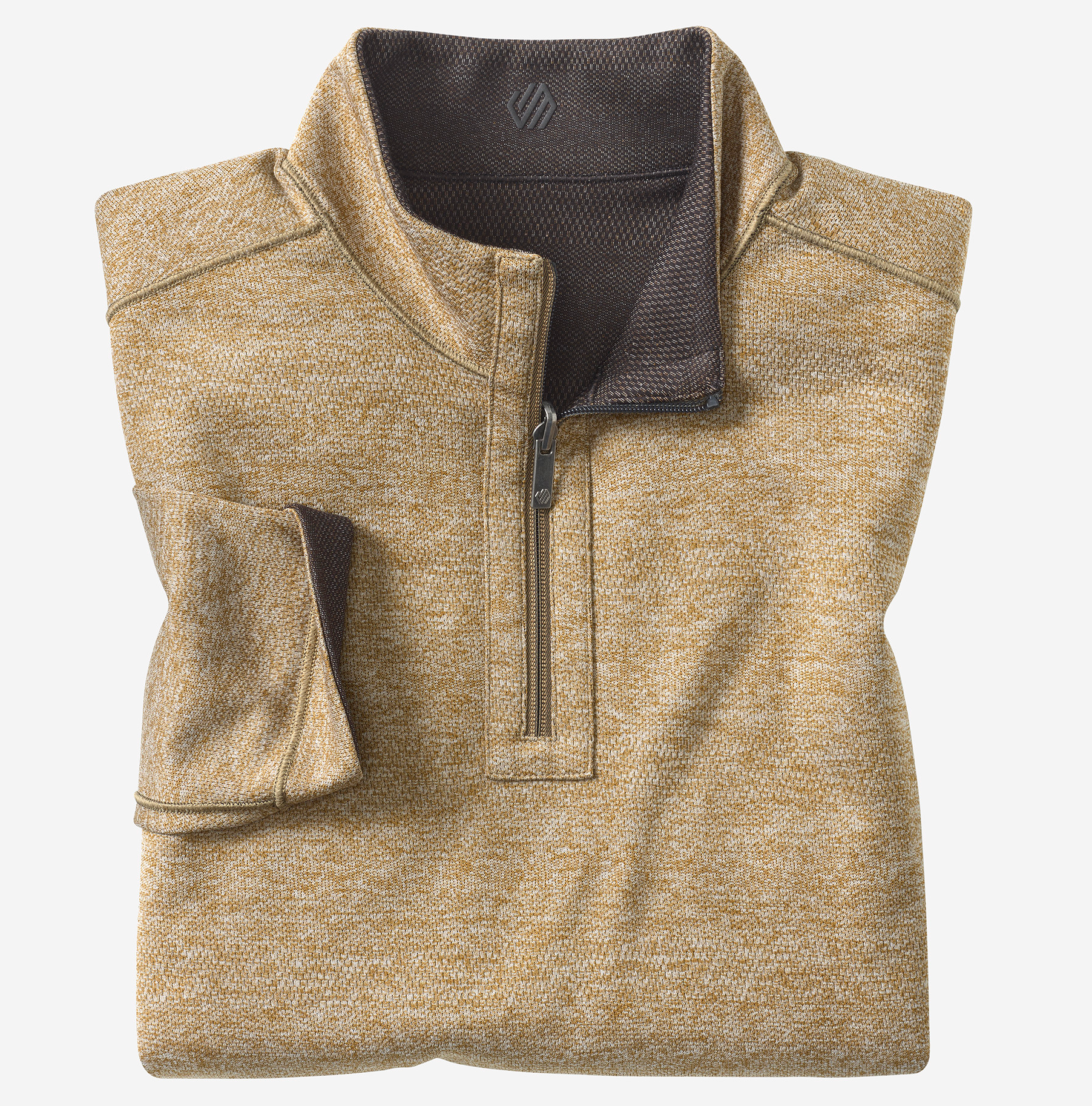 XC4 PERFORMANCE REVERSIBLE QUARTER-ZIP Gold side
