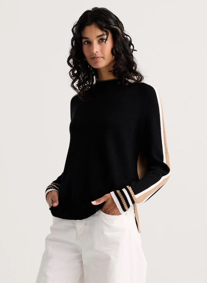 TWO-WAY FUNNEL NECK Sweater